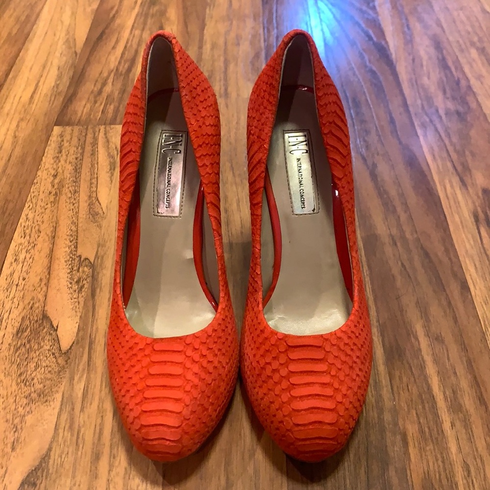 Orange heels